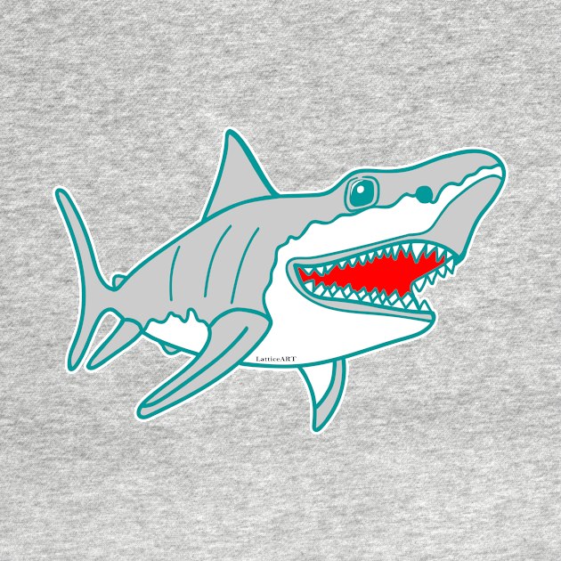 Happy Shark by LatticeART